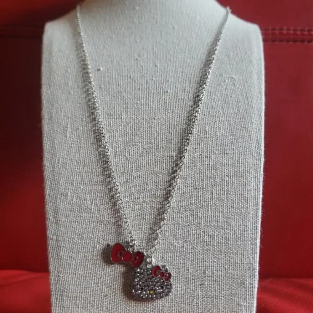 Hello Kitty necklace‎ rhinestone